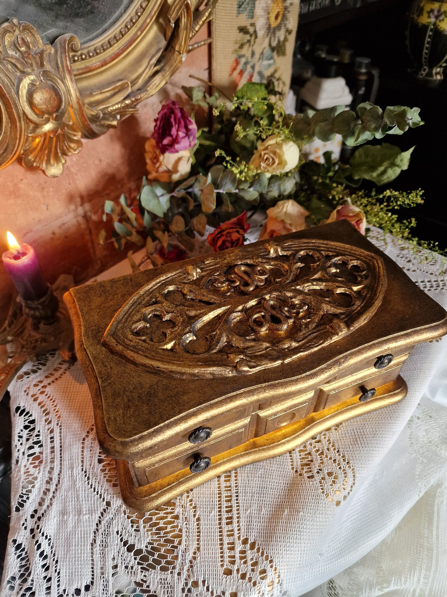 Palais Noir: Gilded Arches Jewellery Box