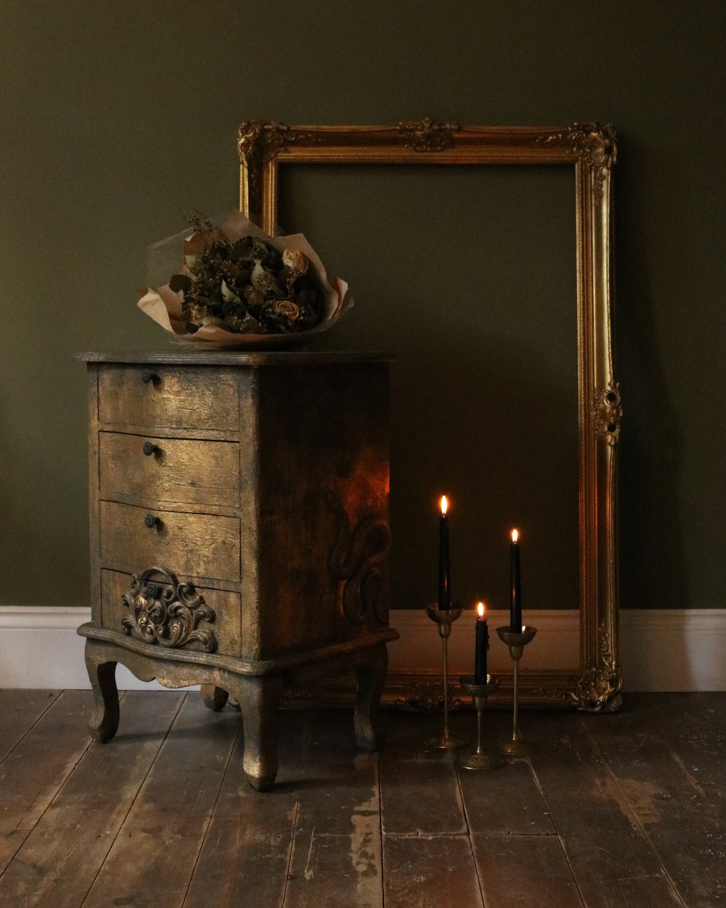 Gardens of Serpentina: Gothic Gold Cabinet