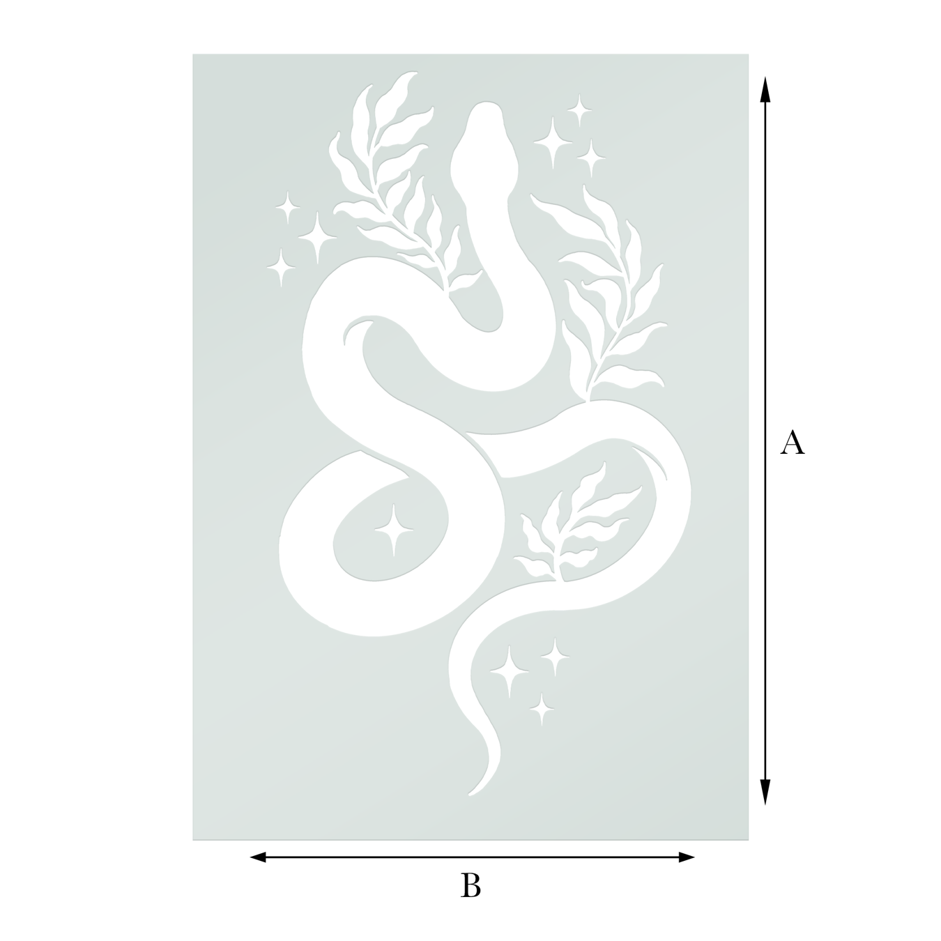 Serpent Stencil
